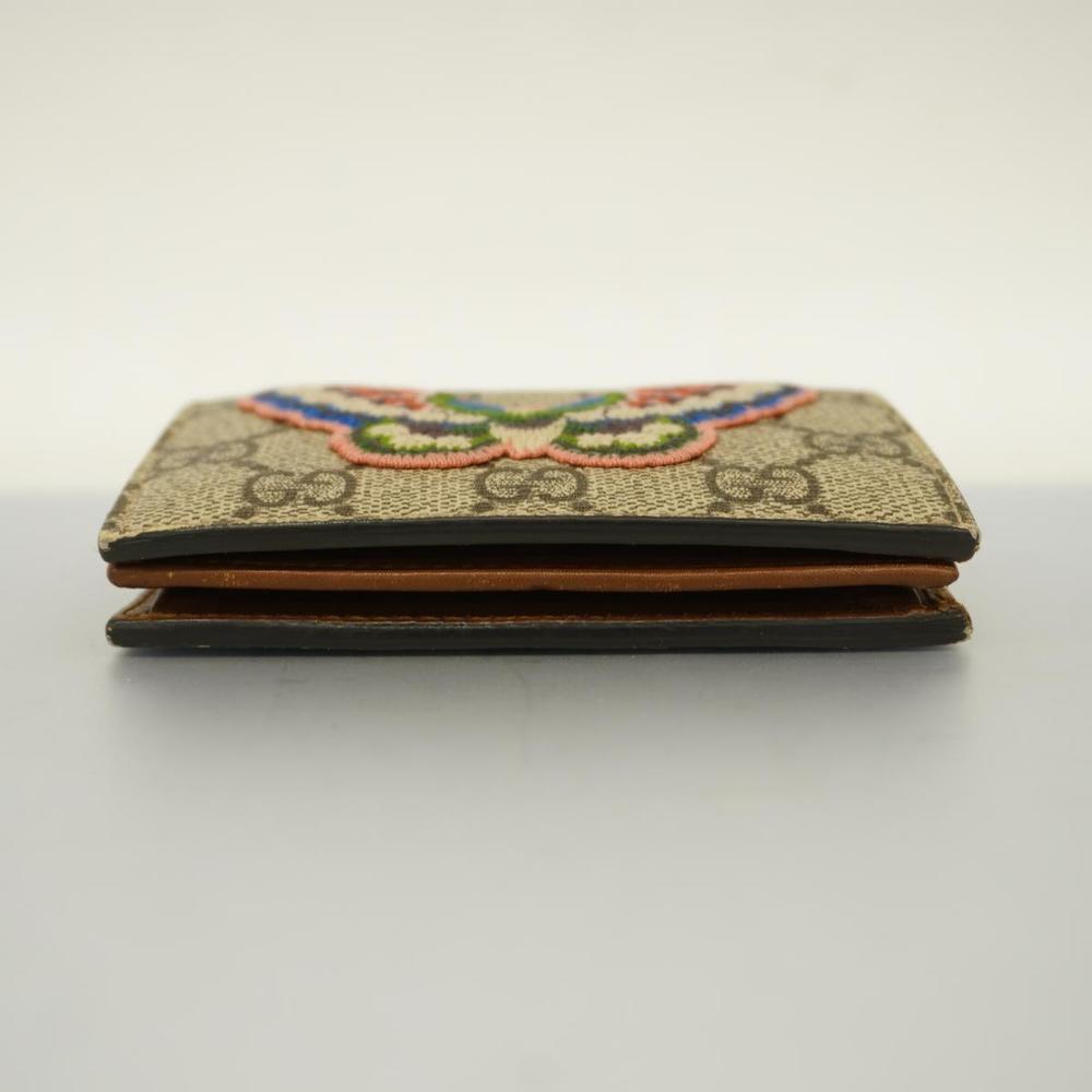 Gucci Wallet GG Supreme Brown Gold hardware - Picture 2 of 11